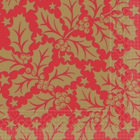 Tissue Servietten 33x33 cm - Michael  (rot)