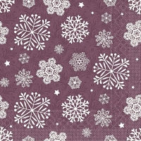 Tissue Servietten 33x33 cm - Steven  (beere)