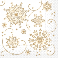 Tissue Servietten 33x33 cm - Cristal  (weiss)