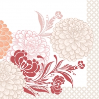 Linclass Servietten 40x40 cm - Clarissa  (bordeaux)