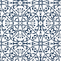 Tissue Servietten 33x33 cm - Claudio  (dunkelblau)