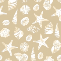 Linclass Servietten 40x40 cm - Beach  (sand)