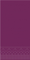Tissue Servietten 33x33 cm - AUBERGINE   1/8Falz