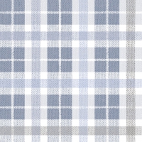 Linclass Servietten 40x40 cm - Fred (blau/dunkelgrau) Linclass Servietten 40x40 cm - Fred (blau/dunkelgrau)