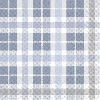 Tissue Servietten 40x40 cm - Fred  (blau/dunkelgrau)