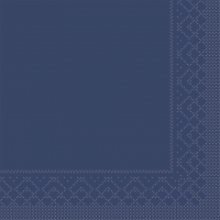Tissue Servietten 25x25 cm - BASIC  BLAU  25x25 cm
