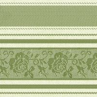 Linclass Servietten 40x40 cm - Ina (lemon/grün) Linclass Servietten 40x40 cm - Ina (lemon/grün)