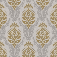 Linclass Servietten 40x40 cm - Doris (gold/silber) Linclass Servietten 40x40 cm - Doris (gold/silber)
