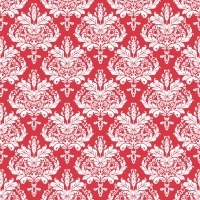 Linclass Servietten 40x40 cm - Casper (rot) Linclass Servietten 40x40 cm - Casper (rot)