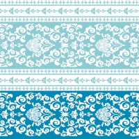 Linclass Servietten 40x40 cm - Pascal (aqua-blau) Linclass Servietten 40x40 cm - Pascal (aqua-blau)