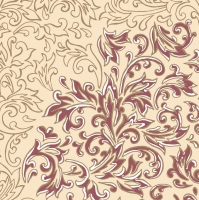 Linclass Servietten 40x40 cm - Delia (creme/bordeaux) Linclass Servietten 40x40 cm - Delia (creme/bordeaux)