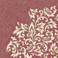Linclass Servietten 40x40 cm - Delia (bordeaux/creme) Linclass Servietten 40x40 cm - Delia (bordeaux/creme)