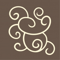 Linclass Servietten 40x40 cm - Flow-up  (champagner/braun)