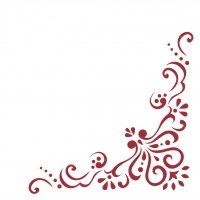 Linclass Servietten 40x40 cm - Mila  (bordeaux)