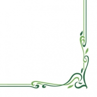 Linclass Servietten 40x40 cm - Colour Line  (grün)