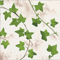 Linclass Servietten 40x40 cm - Efeuranken  (grün)