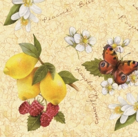 Linclass Servietten 40x40 cm - Lemon