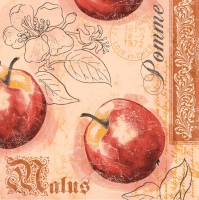 Linclass Servietten 40x40 cm - Malus