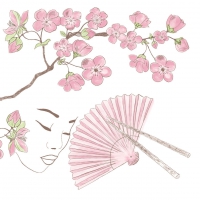 Linclass Servietten 40x40 cm - Asia