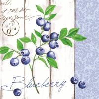 Linclass Servietten 40x40 cm - Blueberry