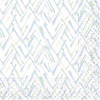Tissue Servietten 33x33 cm - ZACK  (grün/blau)