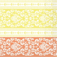 Tissue Servietten 33x33 cm - Pascal  (aprikot/vanille)