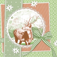 Tissue Servietten 33x33 cm - Finn  (grün)