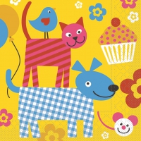 Tissue Servietten 33x33 cm - Kindermotiv:  Happy kids
