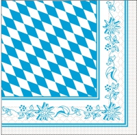 Tissue Servietten 33x33 cm - Bayern  33-er Format