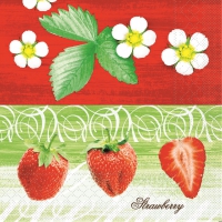 Tissue Servietten 40x40 cm - Strawberry