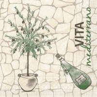 Tissue Servietten 40x40 cm - VITA mediterrano