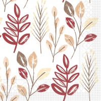 Tissue Servietten 40x40 cm - Cedrik  (bordeaux/braun)