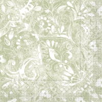 Tissue Servietten 40x40 cm - Felicia  (oliv)