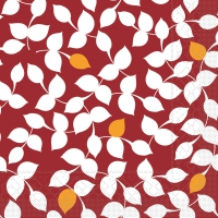 Tissue Servietten 40x40 cm - Silas  (bordeaux/curry)