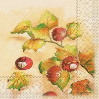 Tissue DeLuxe Servietten - Kastanie