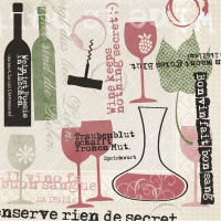 Tissue DeLuxe Servietten - Bon Vin