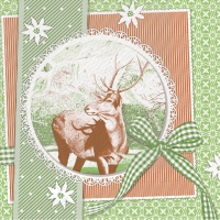 Tissue DeLuxe Servietten - Finn  (grün)