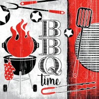 Tissue Servietten 33x33 cm - BBQ-Time