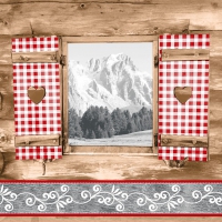 Linclass Servietten 40x40 cm - Almblick