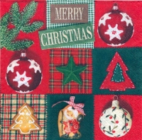 Servietten 25x25 cm - Country X-Mas