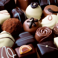 Servietten 25x25 cm - Bonbons 