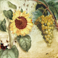 Servietten 33x33 cm - Vigneto 
