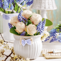 Servietten 33x33 cm - Juliette 