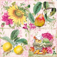 Servietten 33x33 cm - Soleil d´Automne 