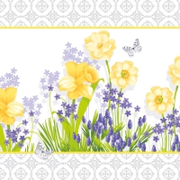 Servietten 33x33 cm - Spring meadow