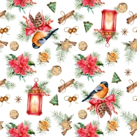 Servietten 33x33 cm - Winter Decoration