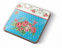 Kork Untersetzer - Romantic Patchwork