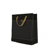 10 Geschenktaschen Premium - Gold Crown large