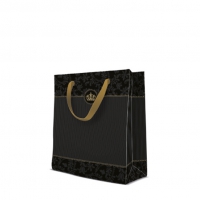 10 Geschenktaschen Premium - Gold Crown medium