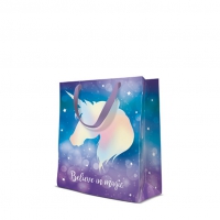 10 Geschenktaschen - Reflex Unicorn  medium